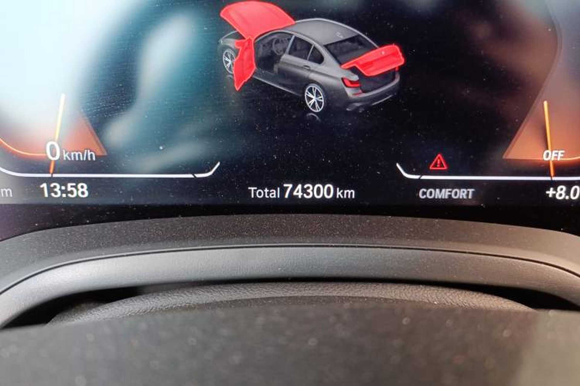 Used BMW 3 Series 2021 Restyled 325Li M Sport Package Odometer Close Up