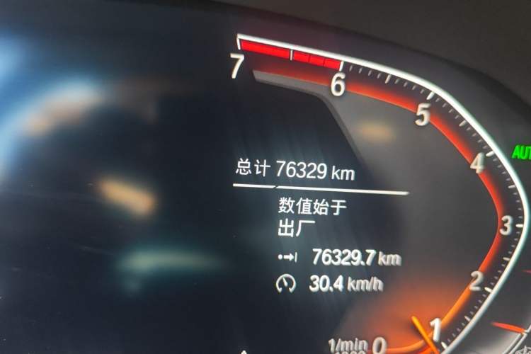 Used BMW 3 Series 2021 Facelifted 325Li M Sport Night Edition Package Odometer Close Up