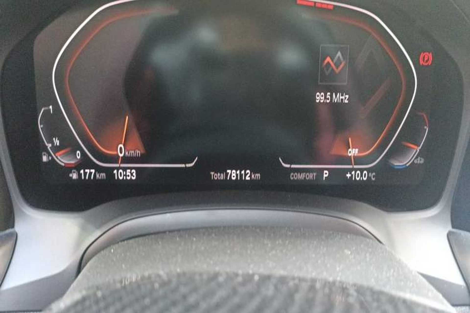 Used BMW 3 Series 2021 325i M Sport Night Edition package Odometer Close Up