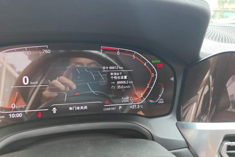 Used BMW 3 Series 2021 325Li M Sport Package Odometer Close Up