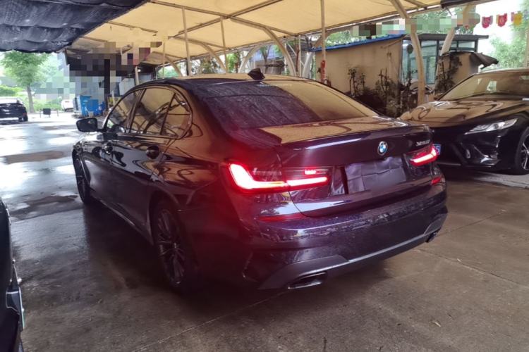 Used BMW 3 Series 2021 325Li M Sport Shadowline Package Rear Left 45 Deg