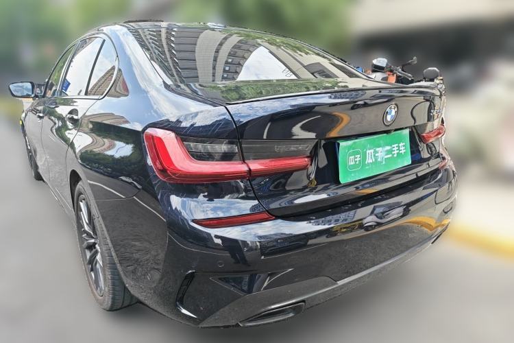 Used BMW 3 Series 2021 Second Facelift 325Li M Sport Night Edition Package Rear Left 45 Deg