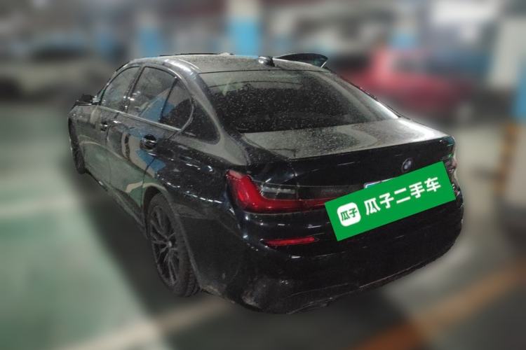 Used BMW 3 Series 2021 325Li M Sport Shadowline Package Rear Left 45 Deg