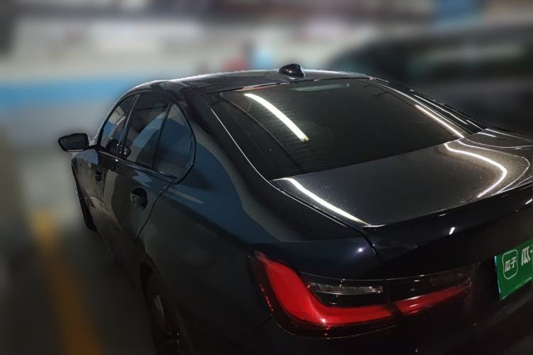 Used BMW 3 Series 2021 325i M Sport Night Edition package Rear Left 45 Deg