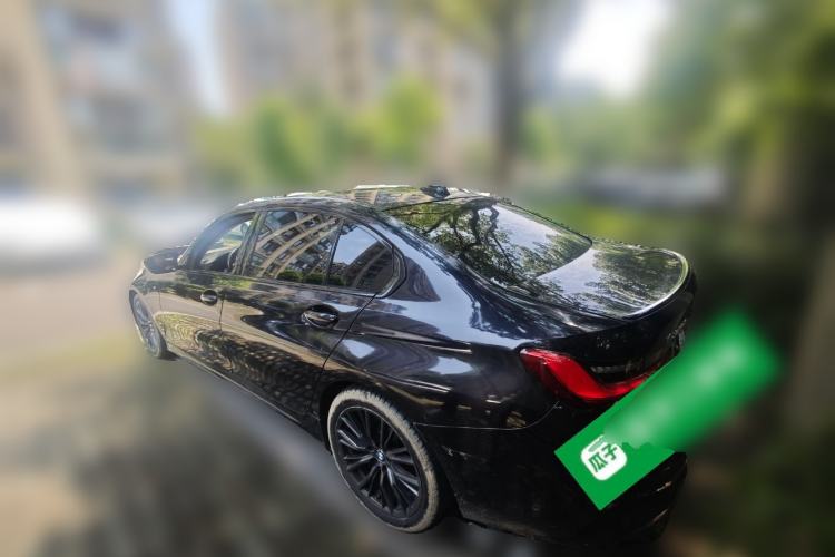 Used BMW 3 Series 2021 325Li M Sport Shadowline Package Rear Left 45 Deg