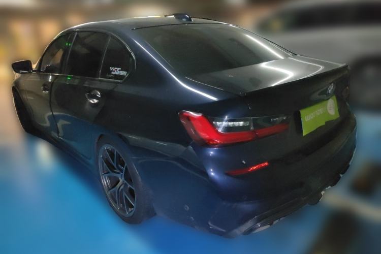 Used BMW 3 Series 2021 Second Facelift 330Li xDrive M Sport Night Edition Package Rear Left 45 Deg