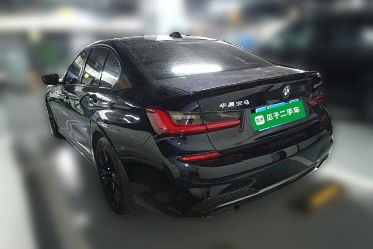 Used BMW 3 Series 2021 325i M Sport Night Edition package Rear Left 45 Deg