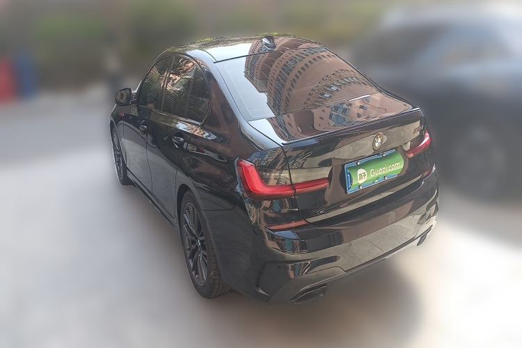 Used BMW 3 Series 2021 325i M Sport Night Edition package Rear Left 45 Deg