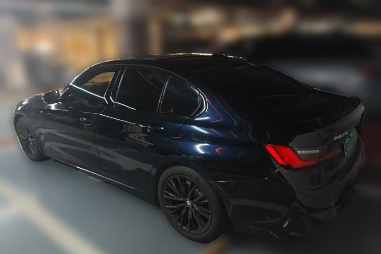 Used BMW 3 Series 2021 Second Facelift 325i M Sport Night Edition Package Rear Left 45 Deg
