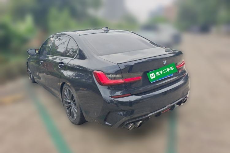 Used BMW 3 Series 2021 325Li M Sport Shadowline Package Rear Left 45 Deg
