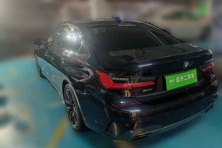 Used BMW 3 Series 2021 Restyled 330Li xDrive M Sport Night Edition Package Rear Left 45 Deg