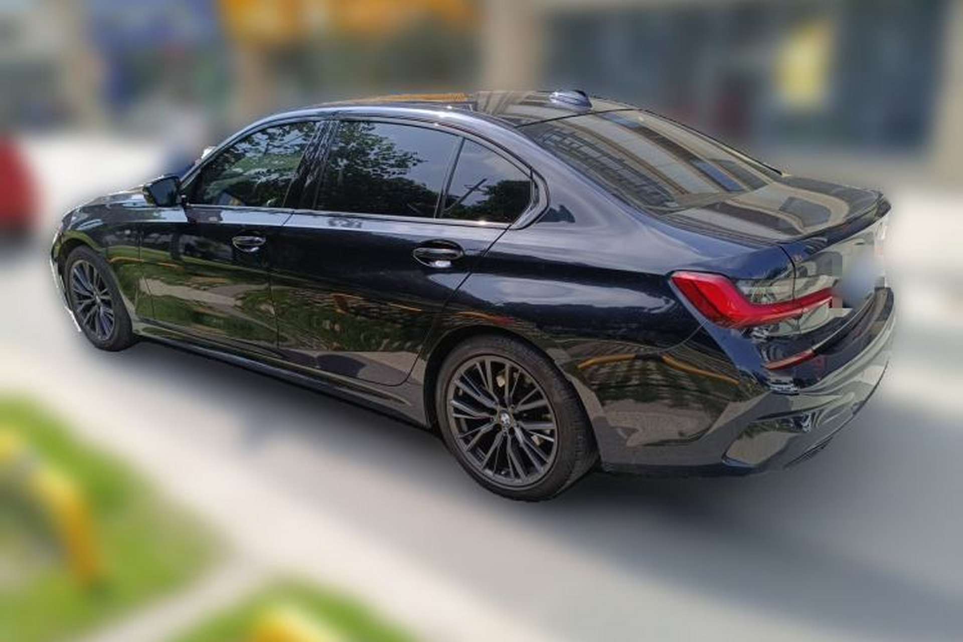 Used BMW 3 Series 2021 Facelifted 325Li M Sport Night Edition Package Rear Left 45 Deg