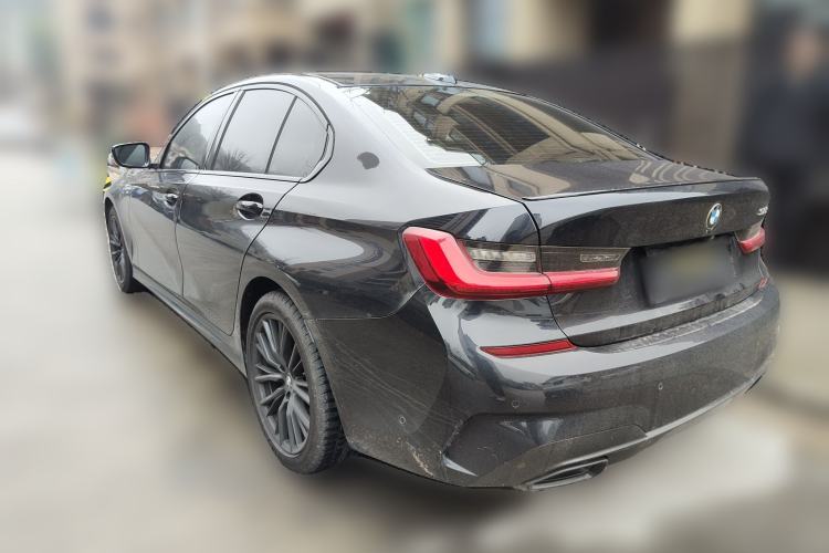 Used BMW 3 Series 2021 325i M Sport Night Edition package Rear Left 45 Deg