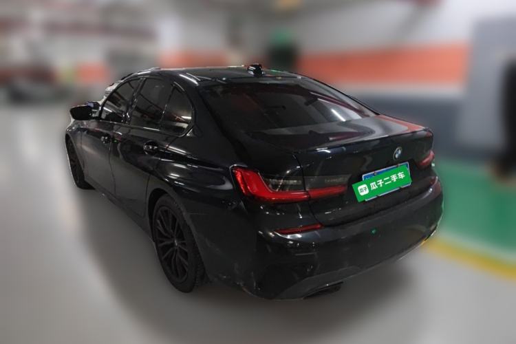 Used BMW 3 Series 2021 325i M Sport Night Edition package Rear Left 45 Deg