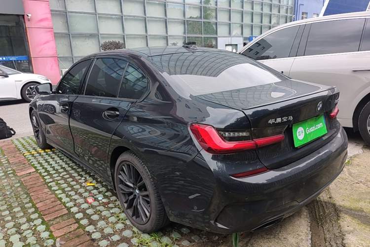 Used BMW 3 Series 2021 Second Facelift 325Li M Sport Night Edition Package Rear Left 45 Deg
