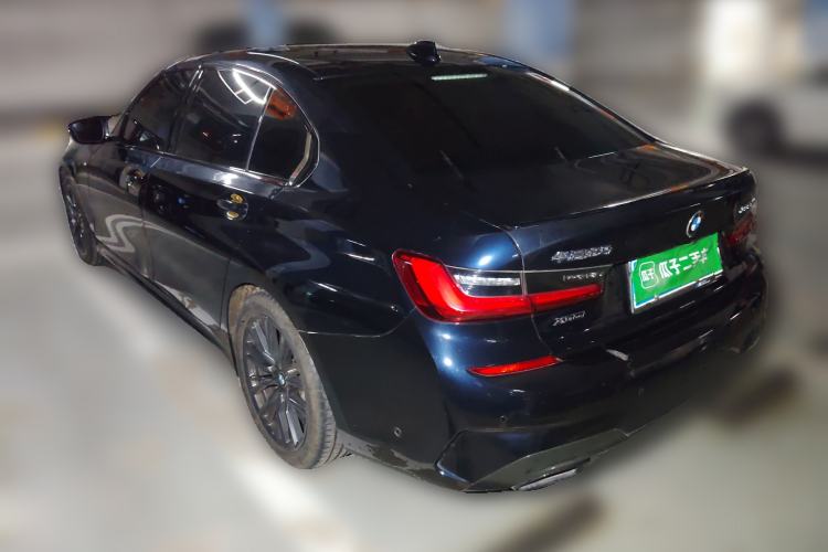 Used BMW 3 Series 2021 330Li xDrive M Sport Night Edition Rear Left 45 Deg