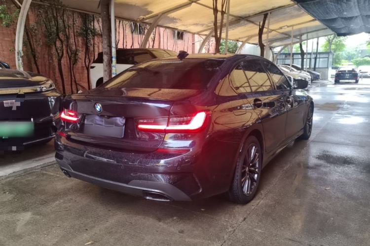 Used BMW 3 Series 2021 325Li M Sport Shadowline Package Rear Right 45 Deg