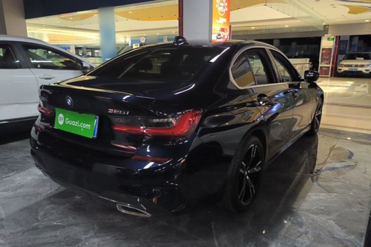 Used BMW 3 Series 2021 Second Facelift 325i M Sport Package Rear Right 45 Deg
