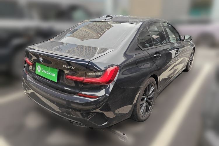 Used BMW 3 Series 2021 330i M Sport Night Edition Rear Right 45 Deg
