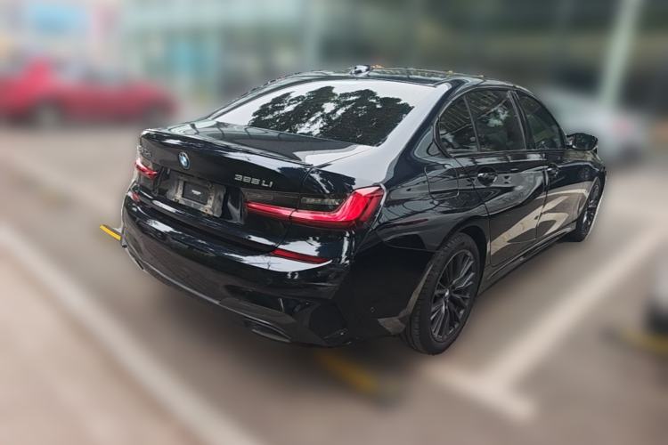 Used BMW 3 Series 2021 Second Facelift 325Li M Sport Night Edition Package Rear Right 45 Deg