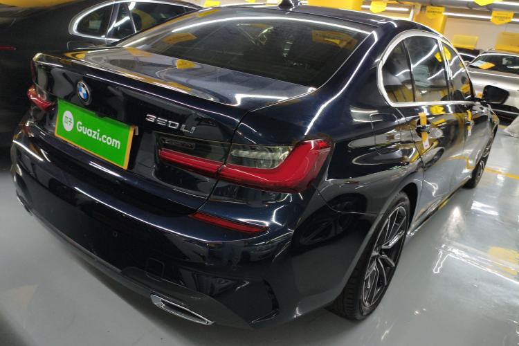 Used BMW 3 Series 2021 Second Facelift 320Li M Sport Package Rear Right 45 Deg