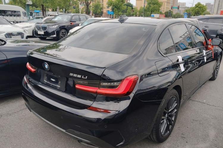 Used BMW 3 Series 2021 325Li M Sport Shadowline Package Rear Right 45 Deg