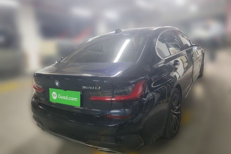 Used BMW 3 Series 2021 Second Facelift 320Li M Sport Package Rear Right 45 Deg