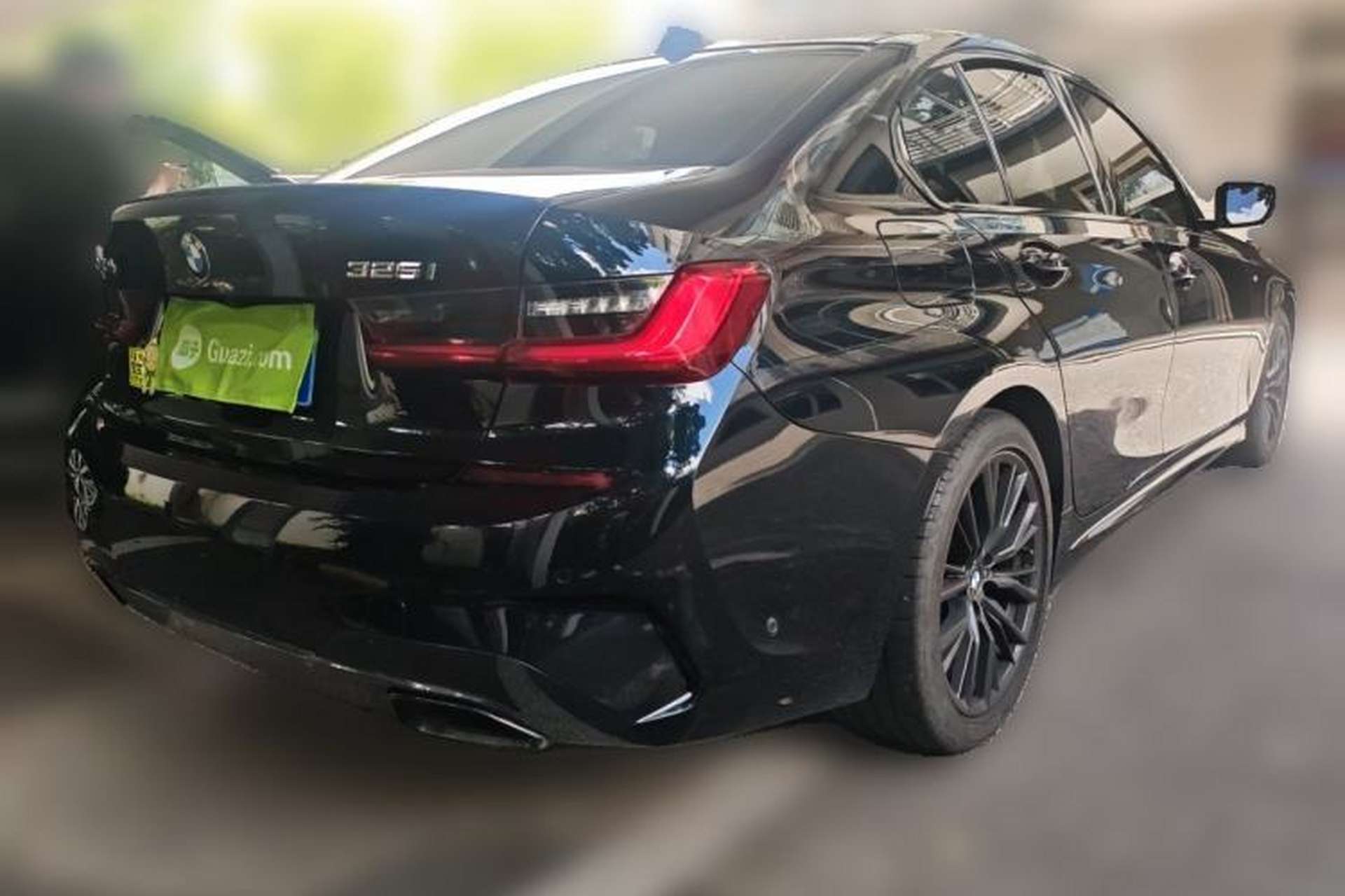 Used BMW 3 Series 2021 325i M Sport Night Edition package Rear Right 45 Deg