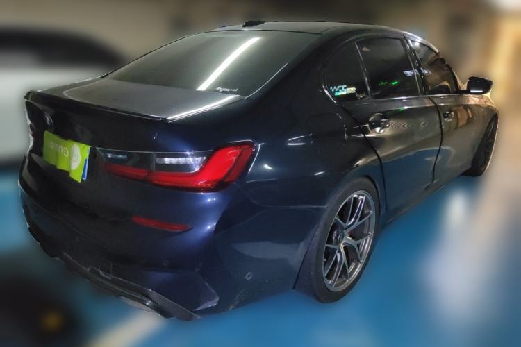Used BMW 3 Series 2021 Second Facelift 330Li xDrive M Sport Night Edition Package Rear Right 45 Deg