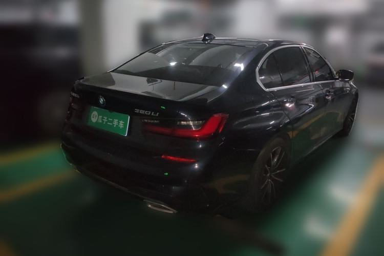 Used BMW 3 Series 2021 Second Facelift 320Li M Sport Package Rear Right 45 Deg