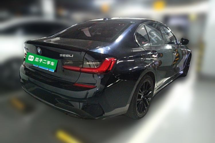 Used BMW 3 Series 2021 325i M Sport Night Edition package Rear Right 45 Deg