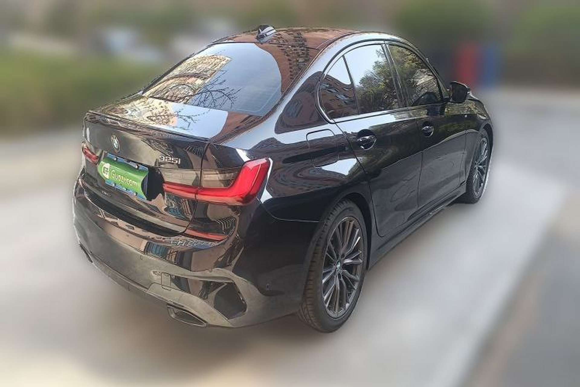Used BMW 3 Series 2021 325i M Sport Night Edition package Rear Right 45 Deg