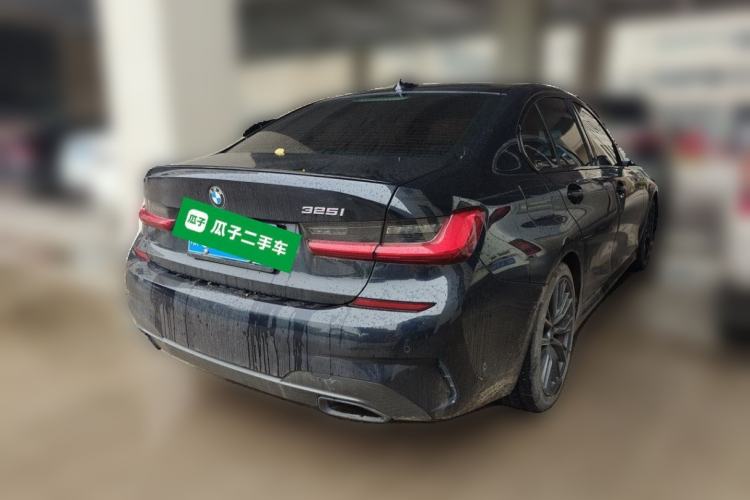Used BMW 3 Series 2021 325i M Sport Night Edition package Rear Right 45 Deg