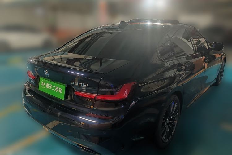 Used BMW 3 Series 2021 Restyled 330Li xDrive M Sport Night Edition Package Rear Right 45 Deg