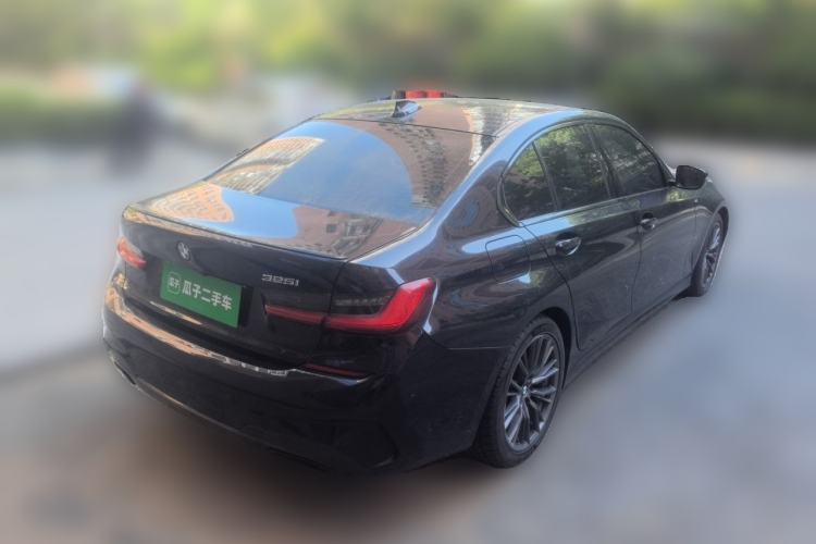 Used BMW 3 Series 2021 Second Facelift 325i M Sport Night Edition Package Rear Right 45 Deg