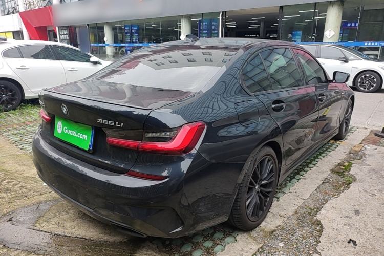 Used BMW 3 Series 2021 Second Facelift 325Li M Sport Night Edition Package Rear Right 45 Deg