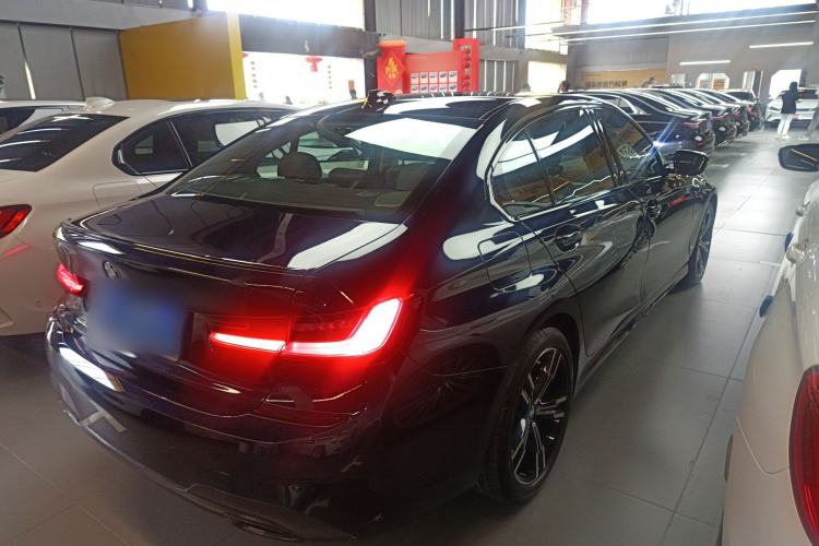 Used BMW 3 Series 2021 Second Facelift 325Li M Sport Night Edition Package Rear Right 45 Deg