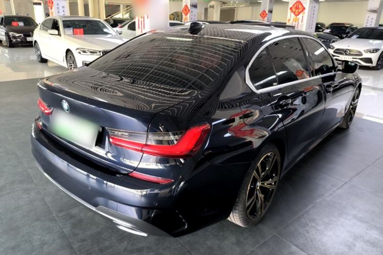 Used BMW 3 Series 2021 Second Facelift 325Li M Sport Package Rear Right 45 Deg