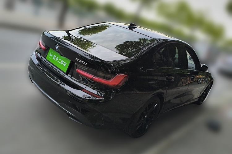 Used BMW 3 Series 2021 330i M Sport Night Edition Rear Right 45 Deg