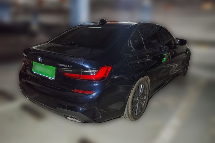 Used BMW 3 Series 2021 330Li xDrive M Sport Night Edition Rear Right 45 Deg