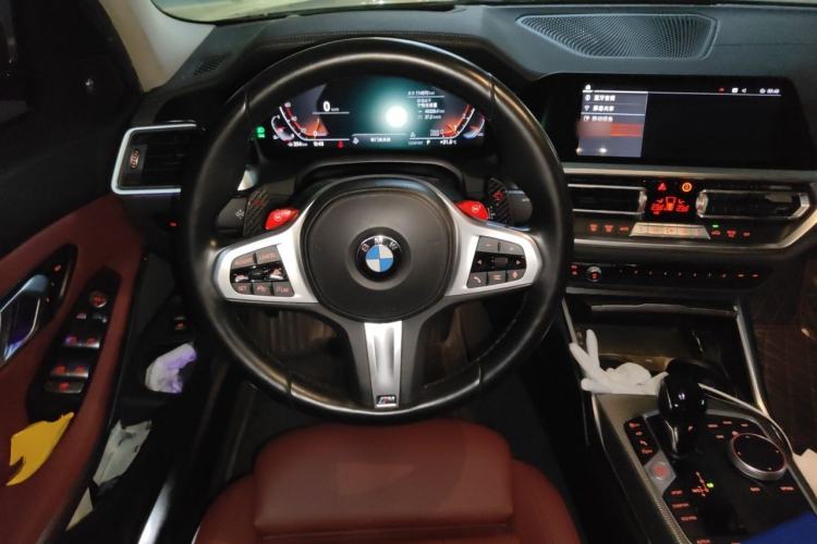 Used BMW 3 Series 2021 Second Facelift 330Li xDrive M Sport Night Edition Package Steering Wheel