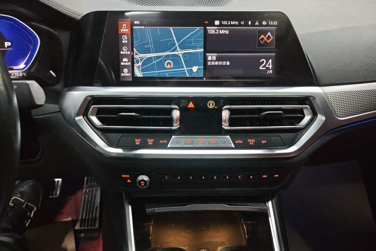 Used BMW 3 Series 2021 Facelifted 325Li M Sport Night Edition Package Audio And AC Panel