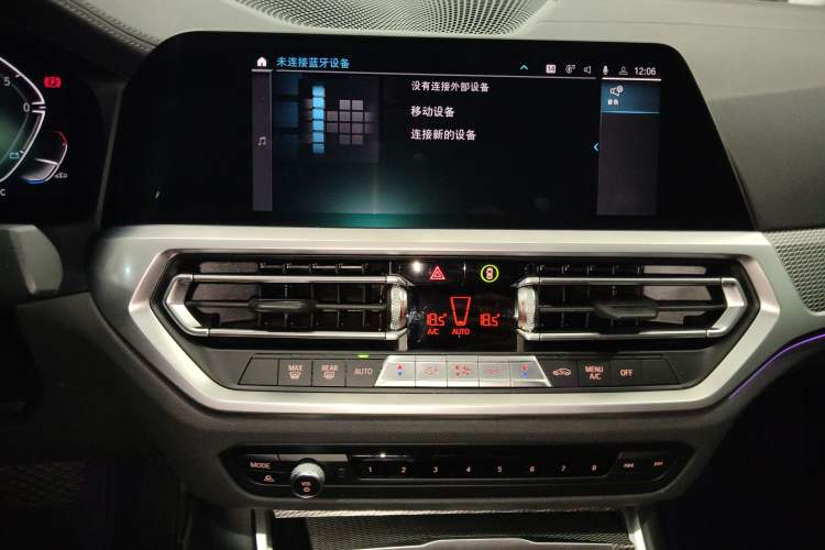 Used BMW 3 Series 2021 325i M Sport Package Audio And AC Panel