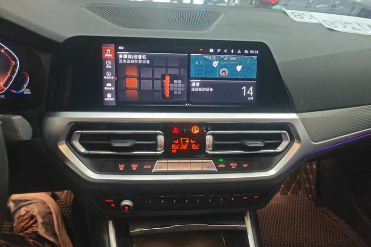 Used BMW 3 Series 2021 Facelifted 325Li M Sport Night Edition Package Audio And AC Panel