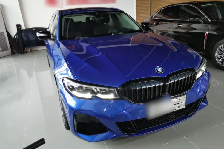 Used BMW 3 Series 2021 325Li M Sport Shadowline Package Front Right 45 Deg