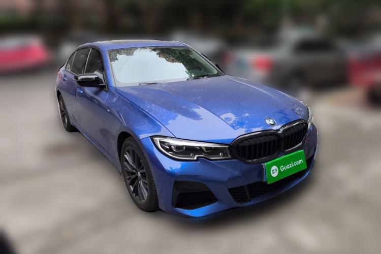 Used BMW 3 Series 2021 325Li M Sport Shadowline Package Front Right 45 Deg