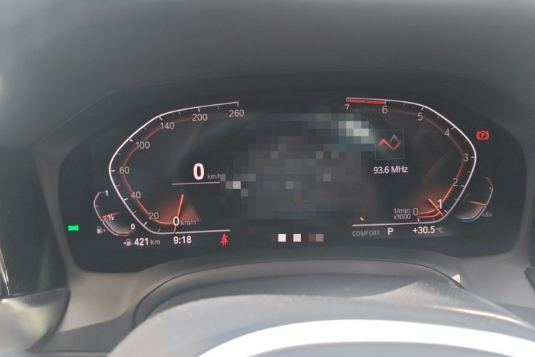 Used BMW 3 Series 2021 Second Facelift 320Li M Sport Package Instrument Cluster