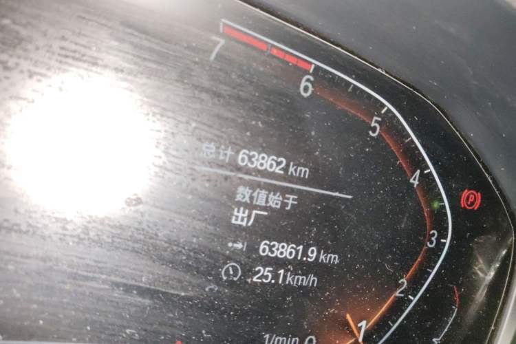 Used BMW 3 Series 2021 325i M Sport Package Odometer Close Up