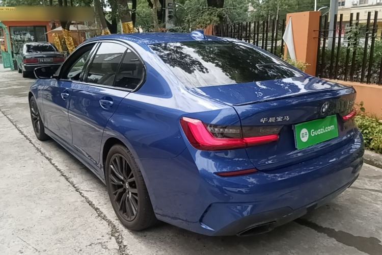Used BMW 3 Series 2021 Second Facelift 325i M Sport Night Edition Package Rear Left 45 Deg