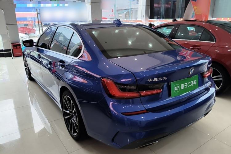 Used BMW 3 Series 2021 Second Facelift 320Li M Sport Package Rear Left 45 Deg